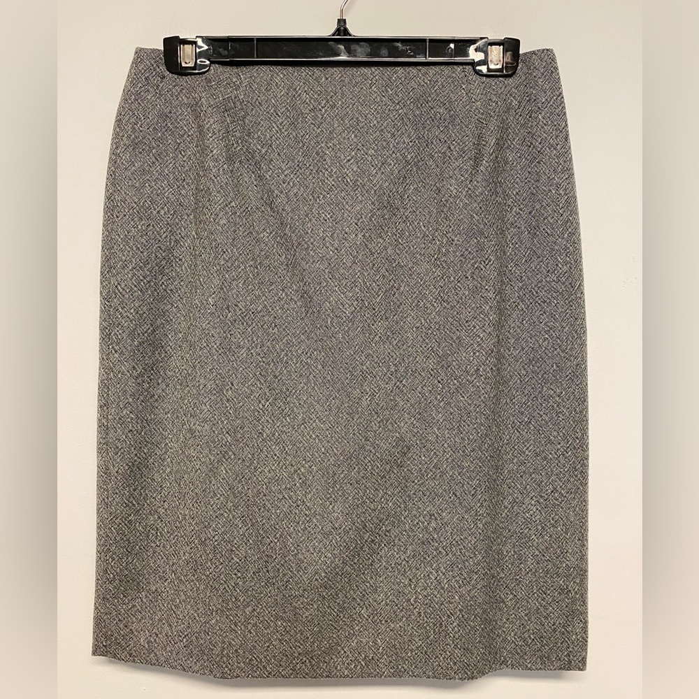 Lord & Taylor Vintage 100% Wool Pencil Skirt Sz 10P